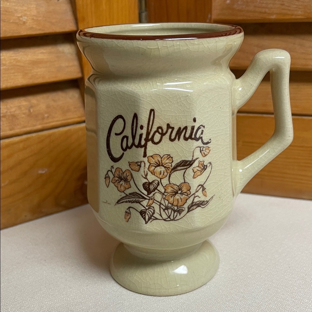 Vintage MCM California Ceramic Mug